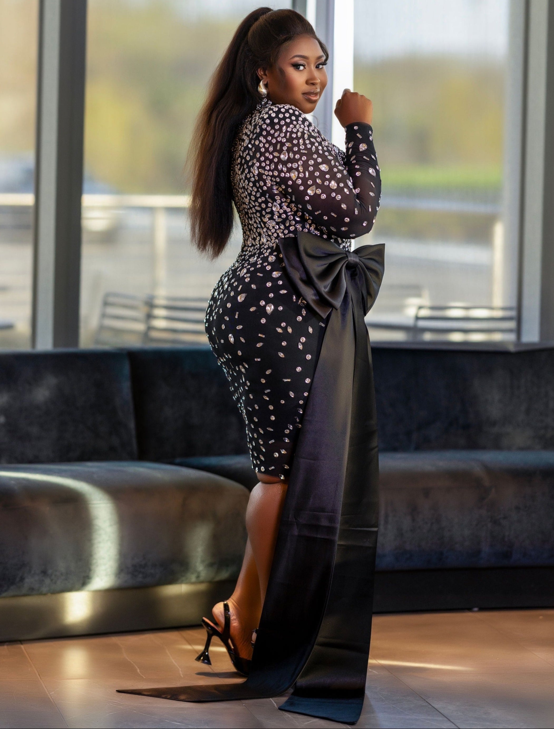 Emma Rhinestone Dress