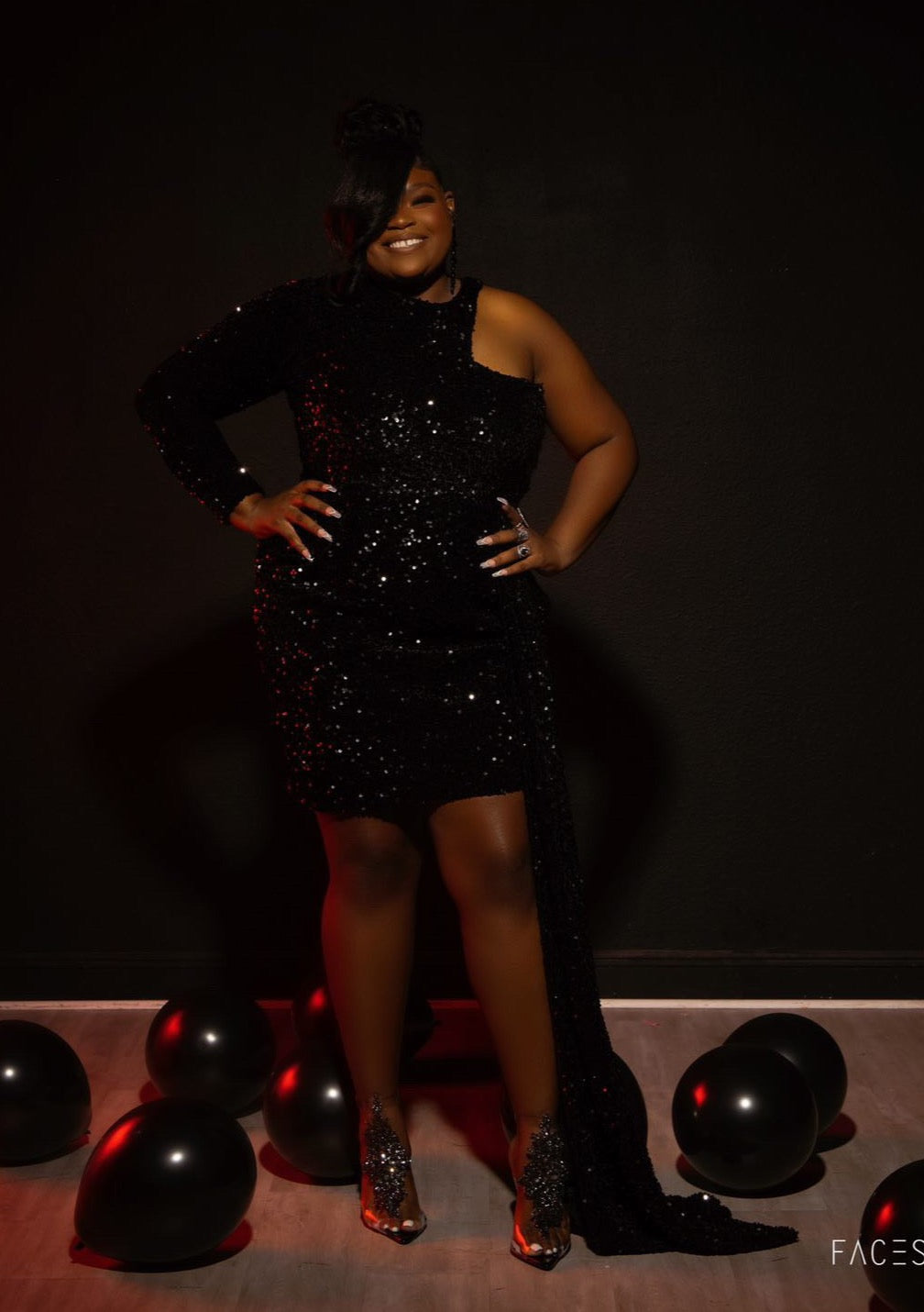 Kim One Sleeve Dress