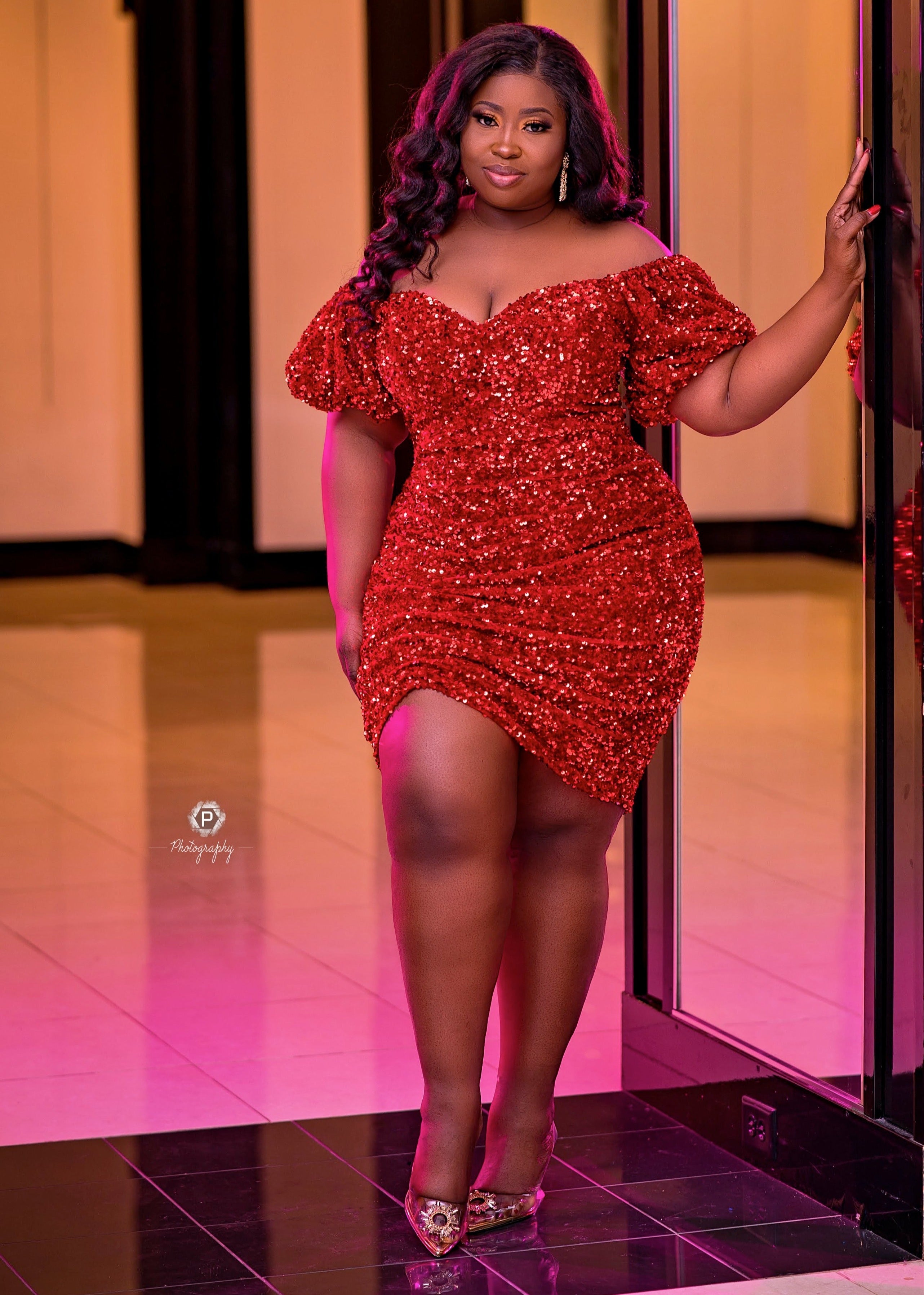 Kayla Mini Dress Red