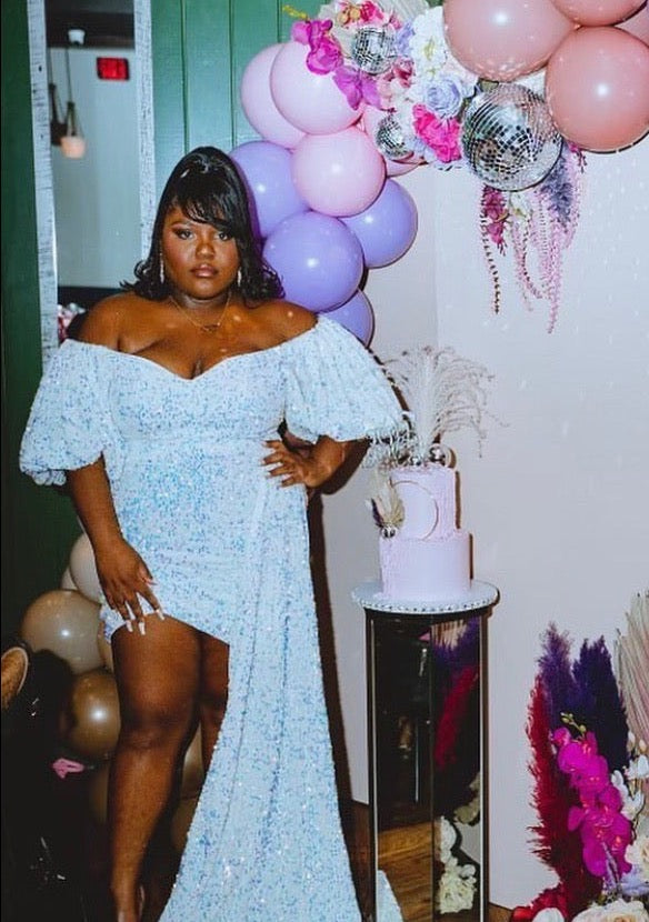 Kayla Mini Dress White