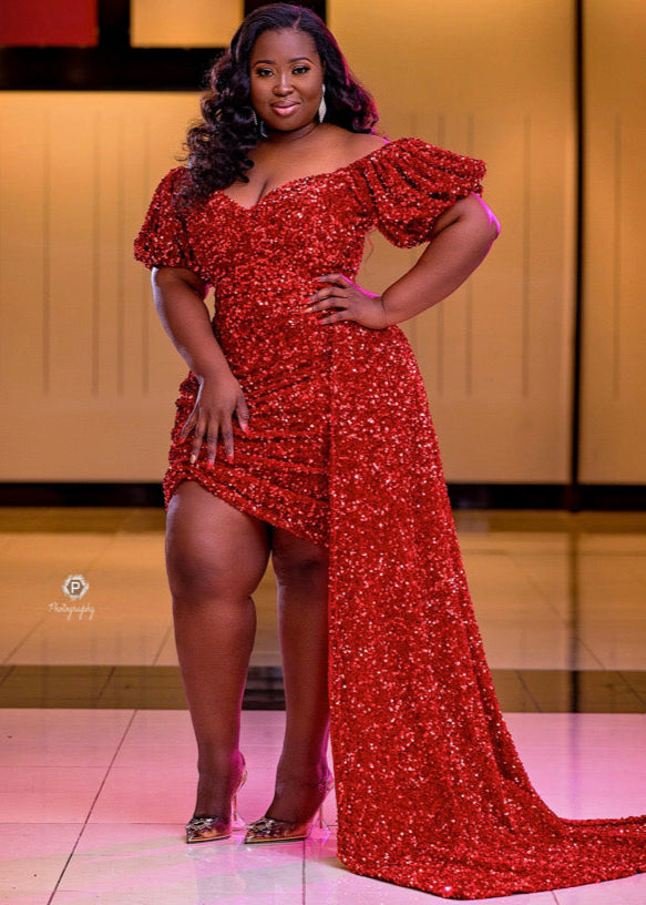 Kayla Mini Dress Red